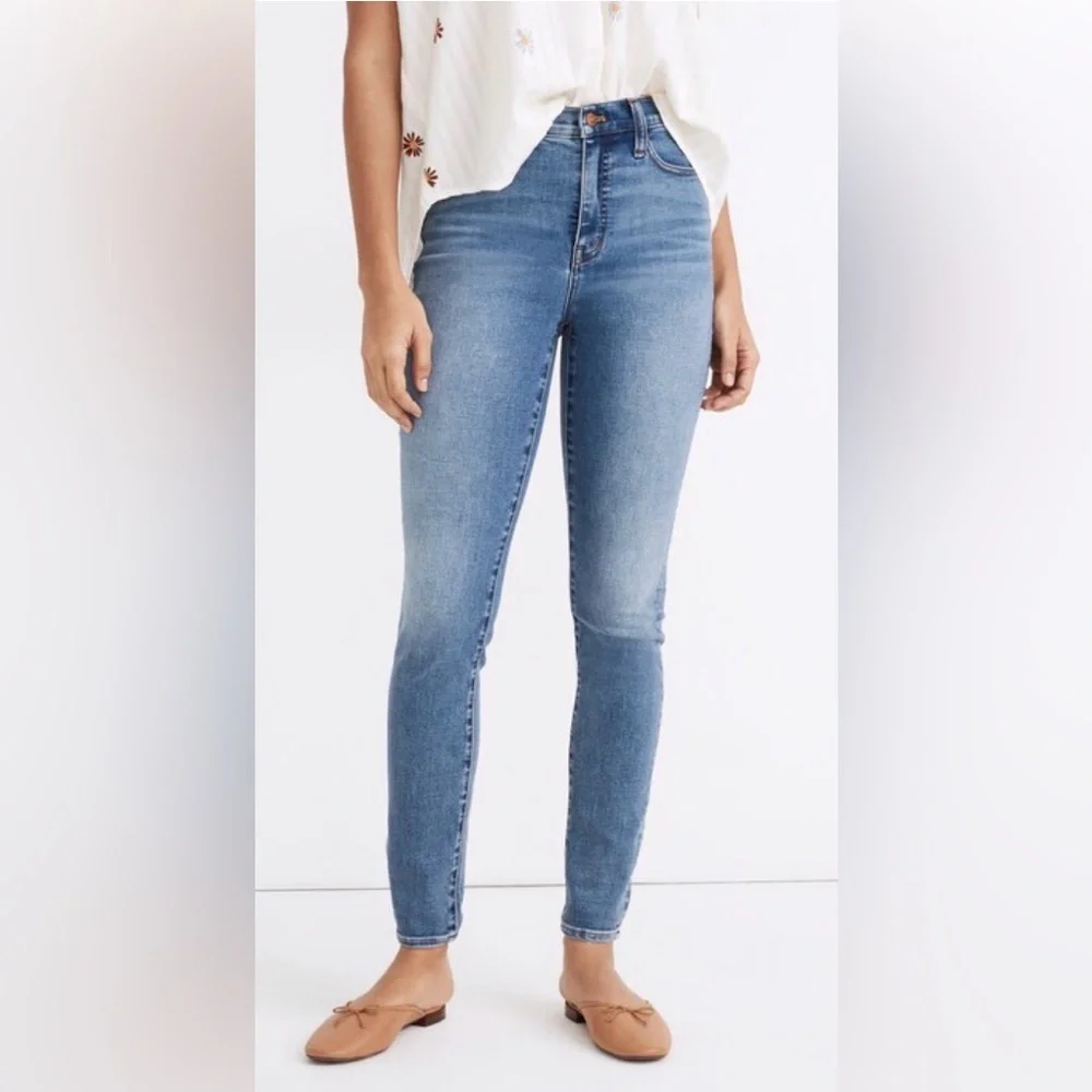 Madewell 10” Roadtripper jeans medium wash 30P - Picture 1 of 4